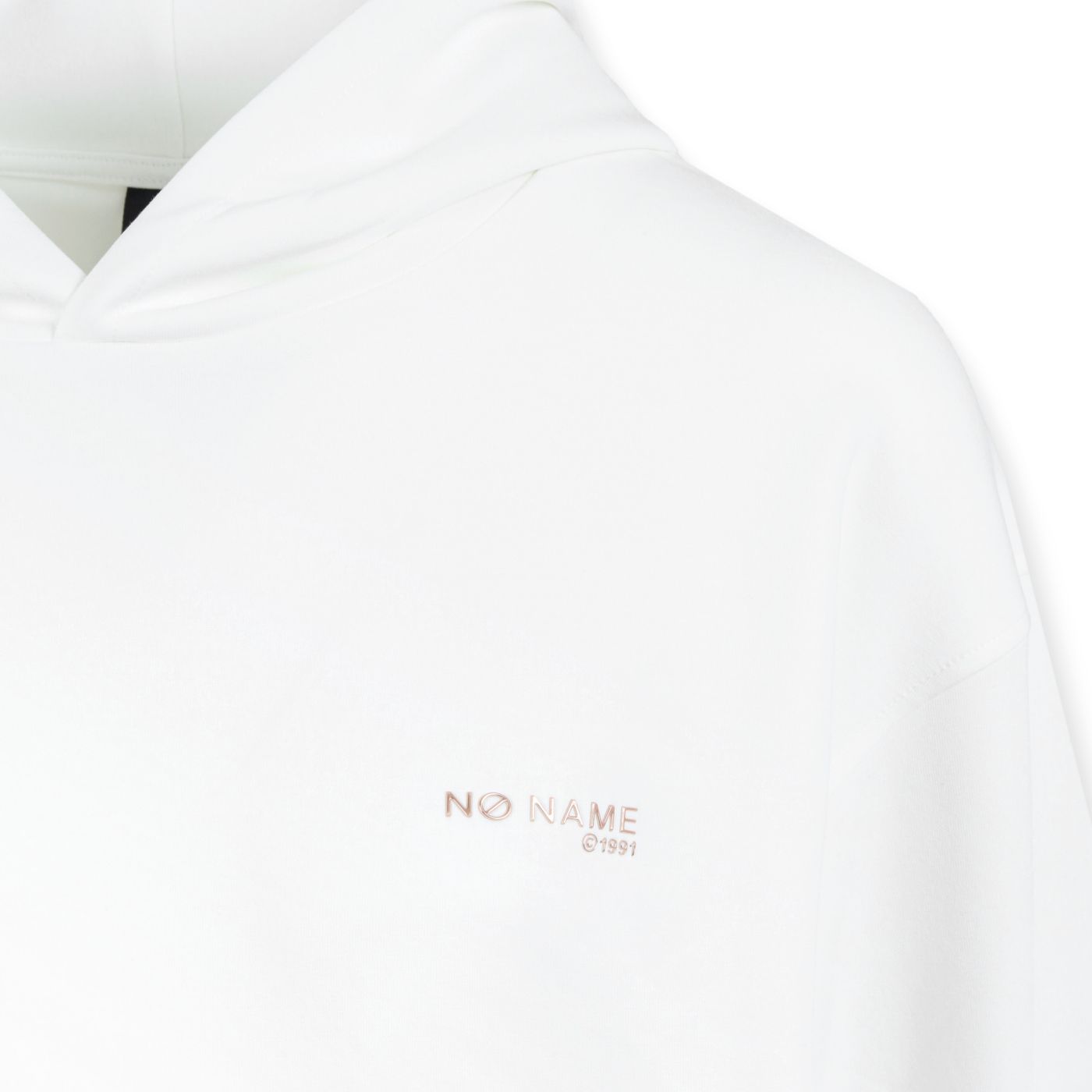 CARTER HOODIE W - SMOOTH COTTON - BLANC CASSE